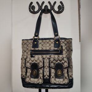 Coach Legacy Gigi 65th Anniversary Signature Tote Monogram Jaquard Vintage 11144